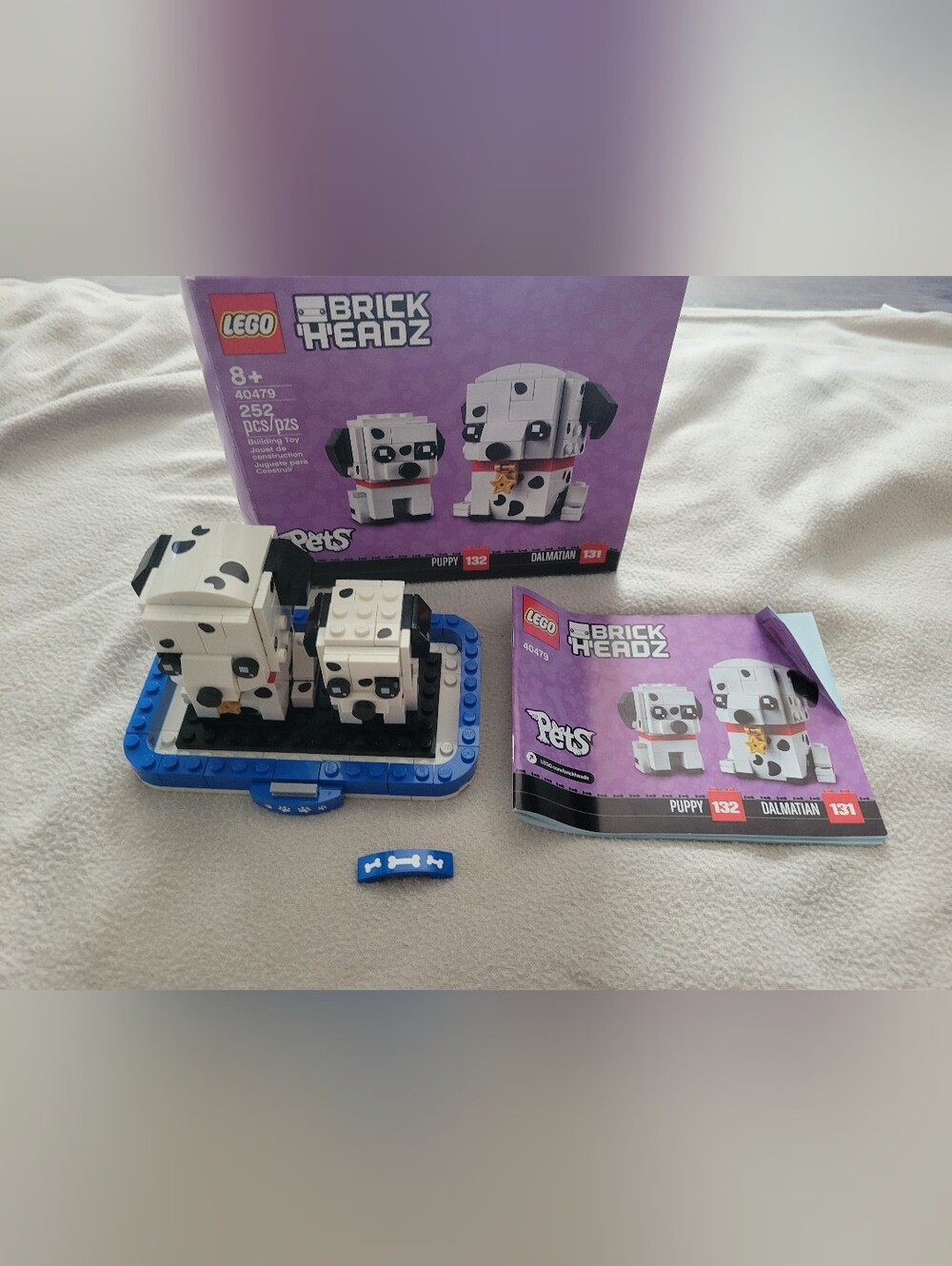 LEGO BrickHeadz Pets Dalmatian & Puppy Set - White and Black 40479